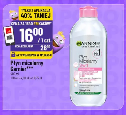 Płyn micelarny Garnier promocja w POLOmarket