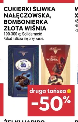 Cukierki Śliwka Nałęczowska Solidarność promocja w Stokrotka
