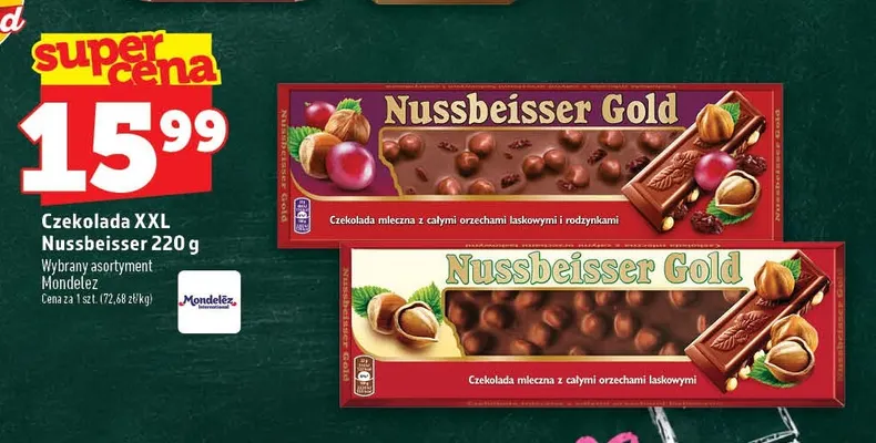 Czekolada XXL Nussbeisser promocja w TOPAZ