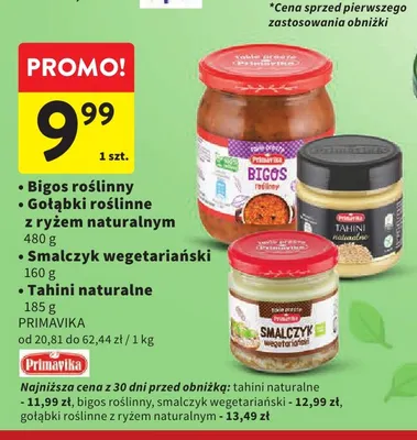 Smalczyk wegetariański Primavika promocja w Intermarche