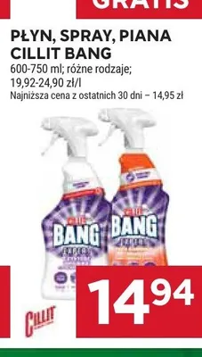 Spray do czyszczenia Cillit Bang promocja w Stokrotka