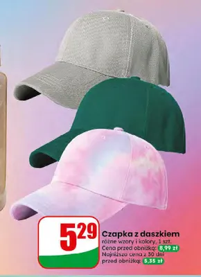 Czapka z daszkiem promocja w Dino