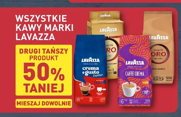 Kawa ziarnista Lavazza Caffè Crema Classico promocja w Aldi