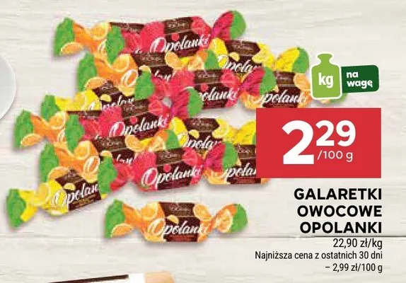 Galaretki owocowe opolanki promocja w Stokrotka