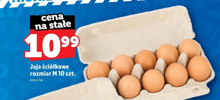 Jajka kurze ściółkowe rozmiar M promocja w TOPAZ