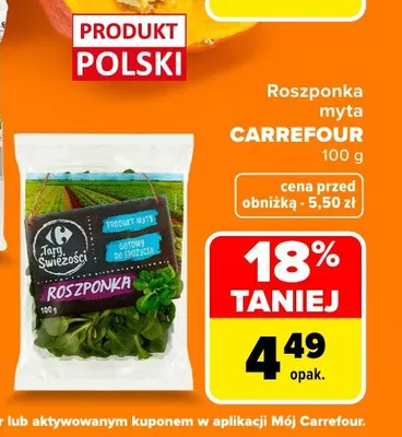 Roszponka myta Carrefour promocja w Carrefour