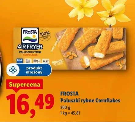 Paluszki rybne Cornflakes promocja w Lidl