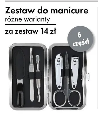 Zestaw do manicure promocja w Tedi