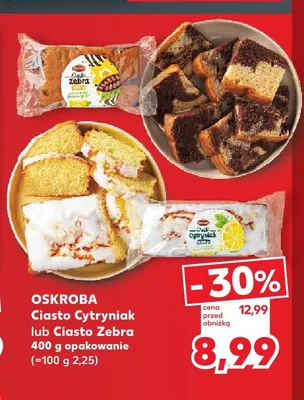 Ciasto Zebra Oskroba promocja w Kaufland