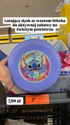 Latający dysk ze Stitchem promocja w Biedronka