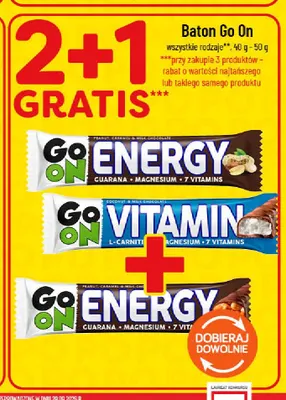 Baton Go On Vitamin promocja w POLOmarket