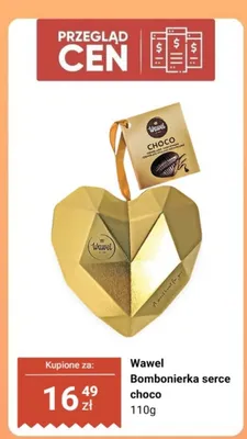 Bombonierka serce choco Wawel promocja w Dino