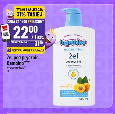 Żel pod prysznic Bambino promocja w POLOmarket
