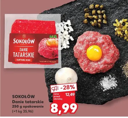 Danie tatarskie promocja w Kaufland