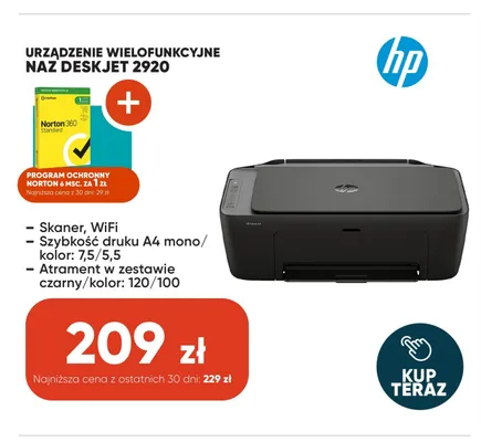 Urządzenie wielofunkcyjne Hp DeskJet 2920 promocja w Max Elektro