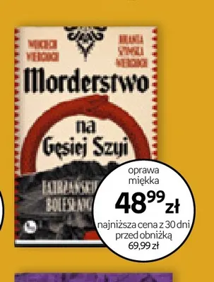 Książka Morderstwo na Gęsiej Szyi oprawa miękka Tadeusz Dołęga-Mostowicz promocja w Empik