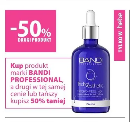 Peeling oczyszczający do skóry głowy Bandi Professional Tricho-Peeling promocja w Hebe