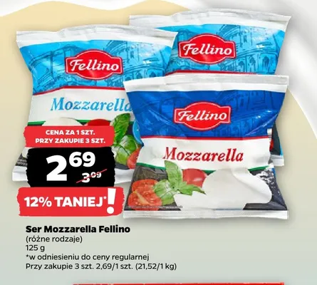 Ser Mozzarella Fellino promocja w Netto