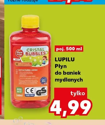 Płyn do baniek mydlanych Lupilu promocja w Kaufland