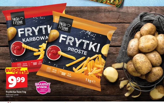 Frytki karbowane Go Tove promocja w TOPAZ