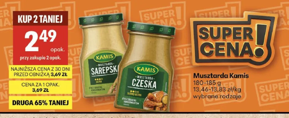 Musztarda Sarepska Kamis promocja w Delikatesy Centrum