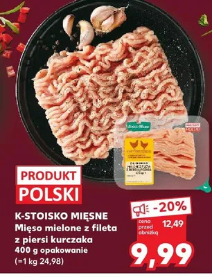 Mięso mielone z fileta z piersi kurczaka promocja w Kaufland