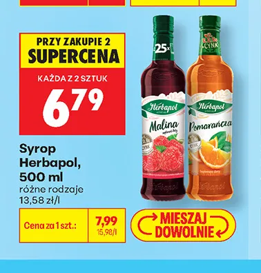 Syrop Herbapol pomarańcza promocja w Biedronka