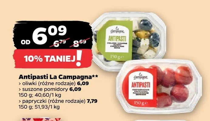 Antipasti papryczki La Campagna promocja w Netto
