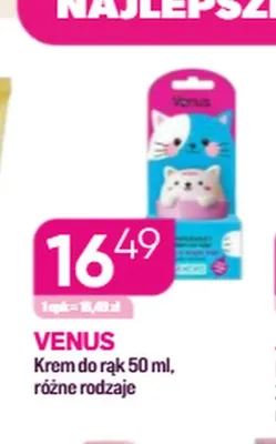 Krem do rąk Venus promocja w Drogerie Koliber
