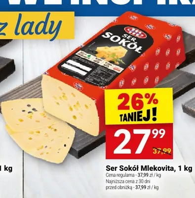 Ser Sokół Mlekovita promocja w Twój Market