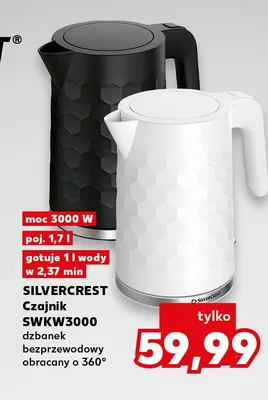 Czajnik SWKW3000 Silvercrest promocja w Kaufland