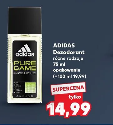 Dezodorant Adidas Pure Game promocja w Kaufland