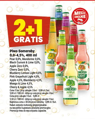 Piwo bezalkoholowe Somersby Cherry promocja w Twój Market