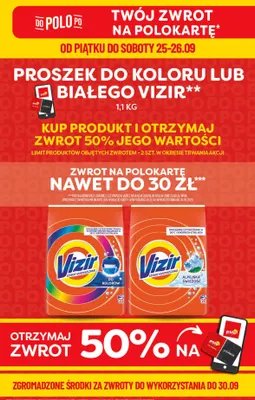 Proszek do koloru Vizir promocja w POLOmarket