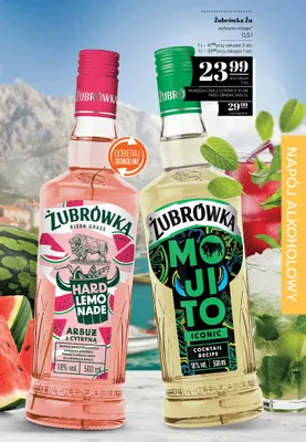Napój alkoholowy Żubrówka Mojito Iconic promocja w POLOmarket