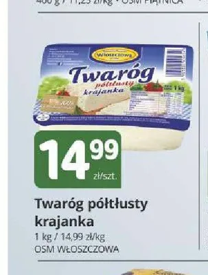 Twaróg półtłusty krajanka promocja w Marketvita