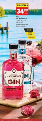 Gin St. Andrew's Wild Berry promocja w Biedronka