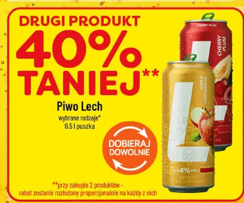 Piwo Lech promocja w POLOmarket