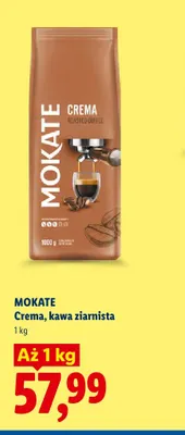 Kawa ziarnista Mokate Crema promocja w Lidl
