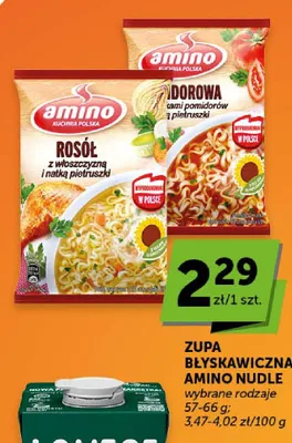Zupa błyskawiczna Amino Nudle Pomidorowa promocja w Euro Sklep