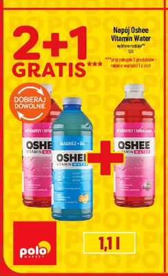 Napój Oshee Vitamin Water Magnez + B6 promocja w POLOmarket