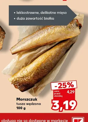 Morszczuk tusza wędzona promocja w Kaufland