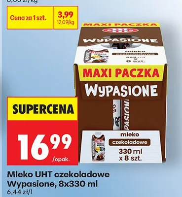 Mleko UHT czekoladowe promocja w Biedronka