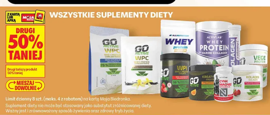 Białko AllNutrition Whey Protein promocja w Biedronka