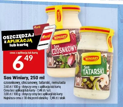 Sos Winiary chrzanowy promocja w Twój Market