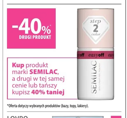 Produkty marki Semilac promocja w Hebe