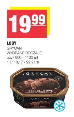 Lody Grycan promocja w SPAR