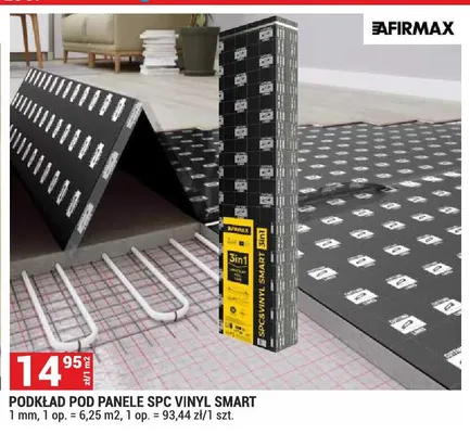 Podkład pod panele SPC Vinyl Smart 1mm promocja w Merkury Market