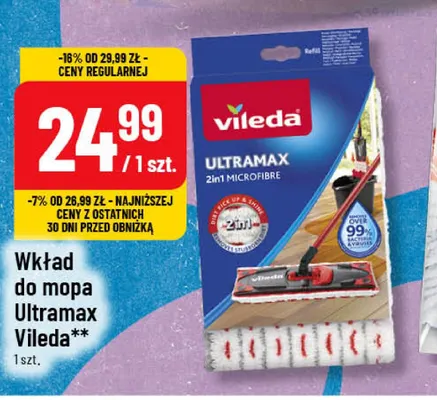Wkład do mopa Ultramax Vileda promocja w POLOmarket