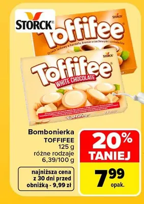 Bombonierka Toffifee White Chocolate promocja w Carrefour